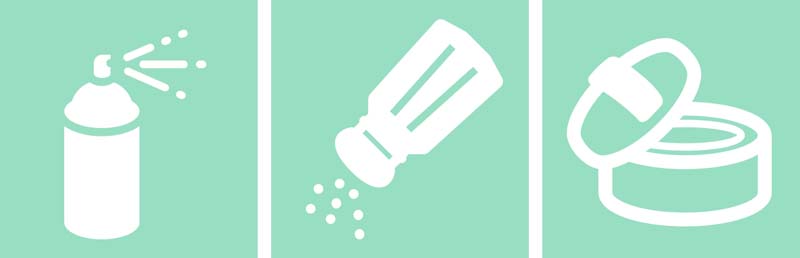 増毛スプレー・パウダー・パフのアイコン画像