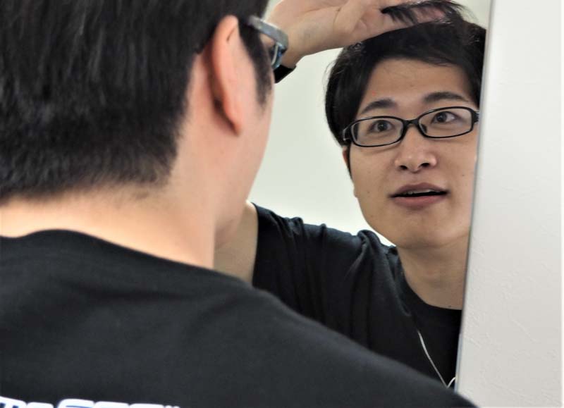 増髪後、想像以上のクオリティに大興奮するコクブさん