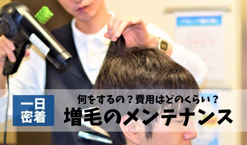 増毛のメンテナンスは散髪やオシャレ感覚!?~気になる費用を大公開!~