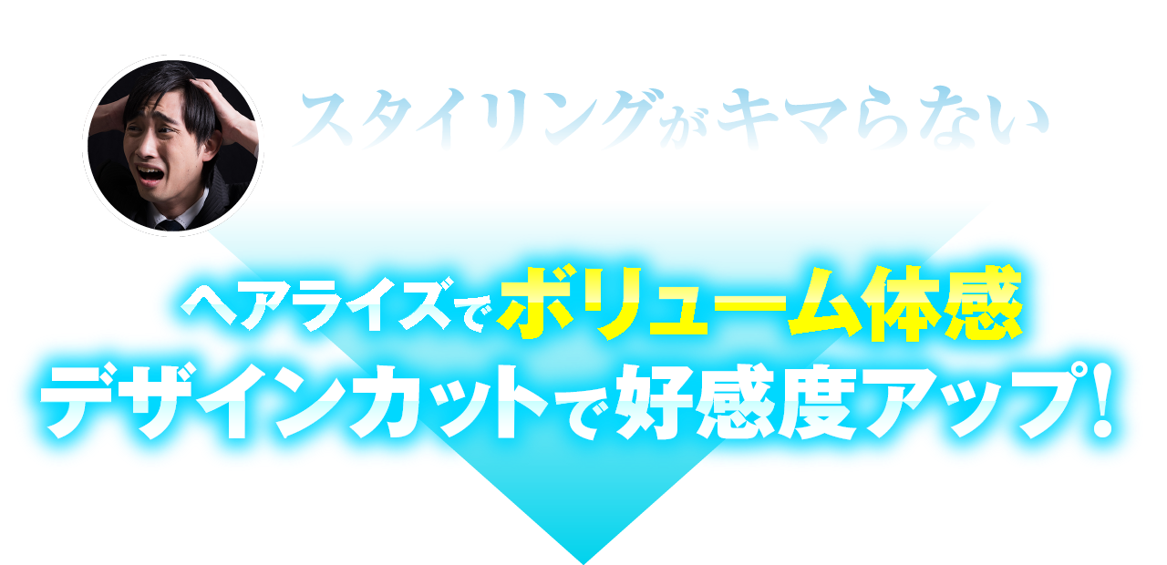 驚きの即効ボリューム体感で満足の変身！